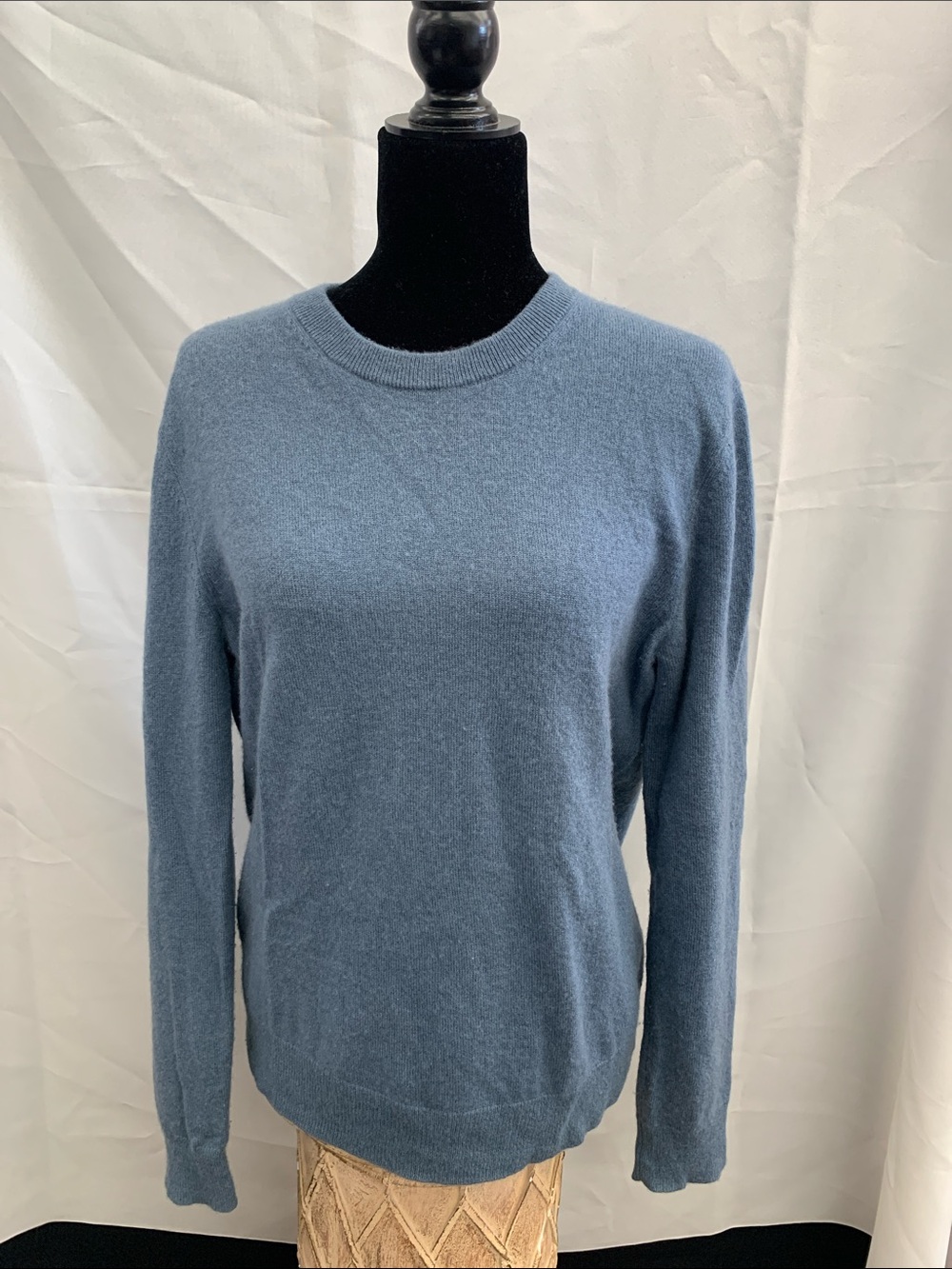 The Men's Store Dusty Blue Crewneck Sweater